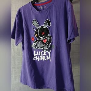 BKYS Lucky Charm Purple Graphic Tee Size Medium.          FF#318
